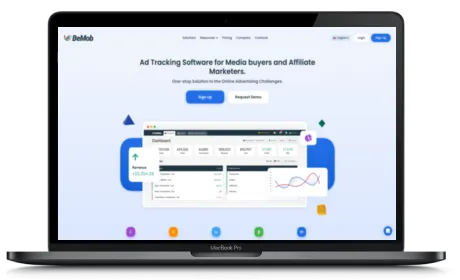 BeMob website displayed on a Macbook