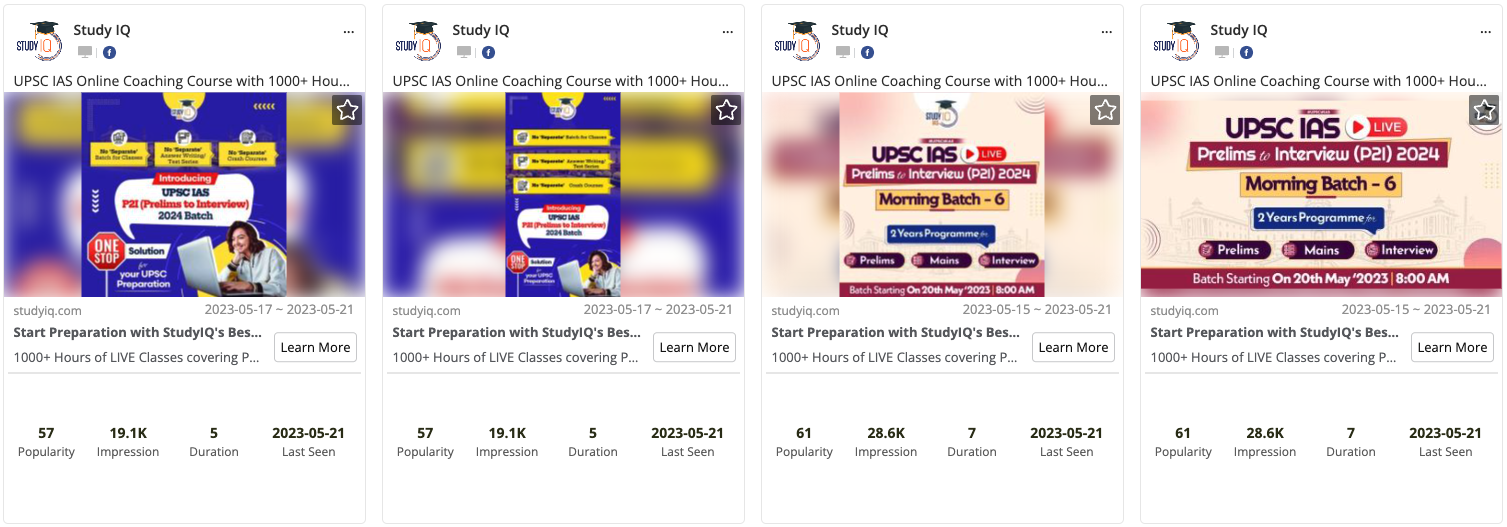 Related Ad Creatives