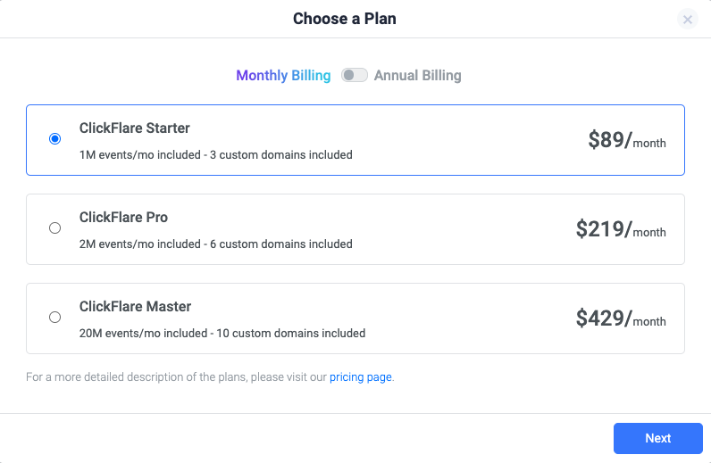 Pricing Plans