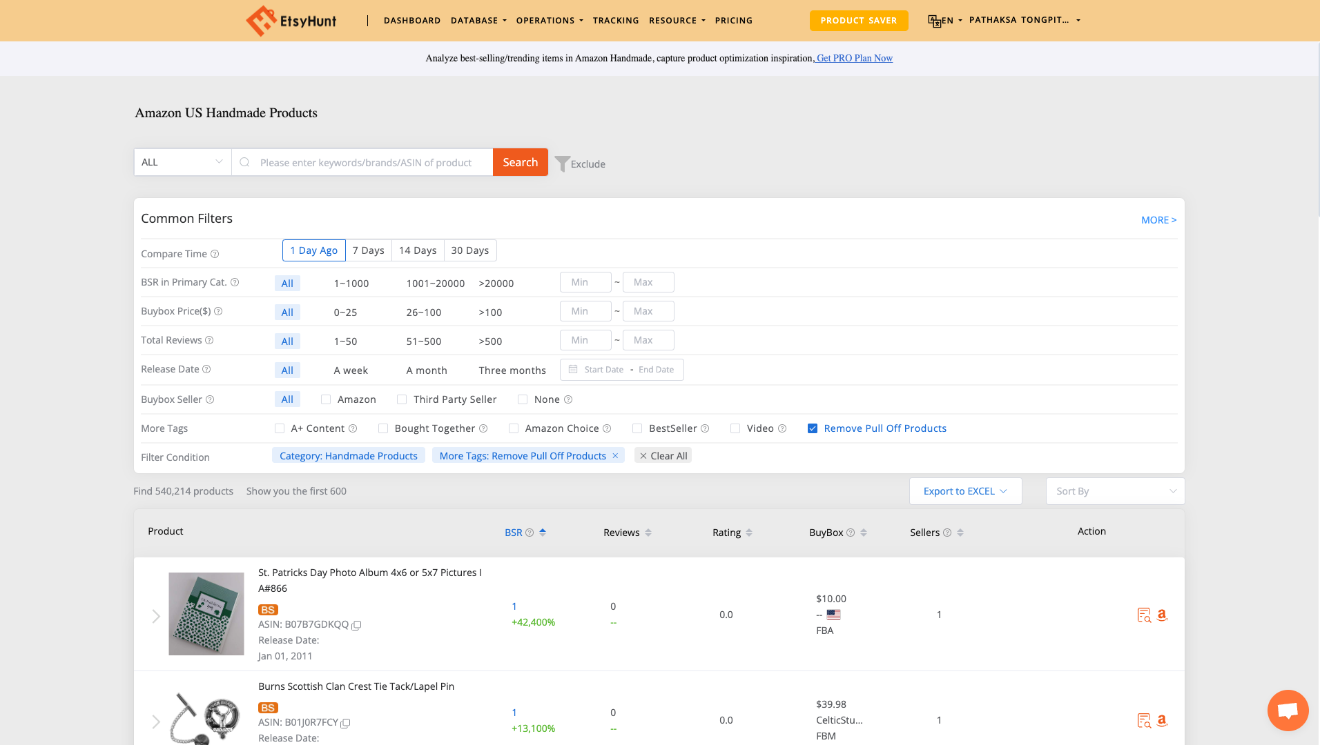 Amazon Handmade Products