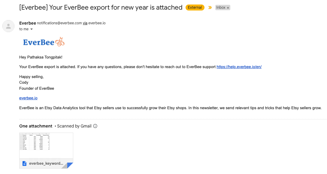 Export Email Message