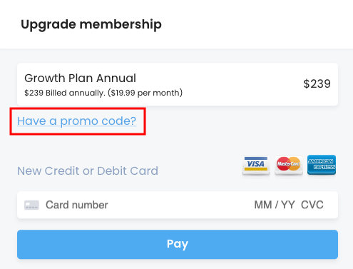 How To Apply Promo Code Step 1