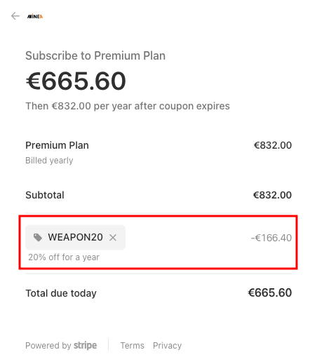 Apply Coupon Premium