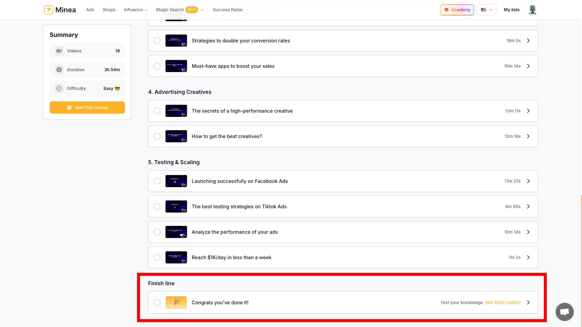 Win 1000 Credits Test Knowledge Quiz