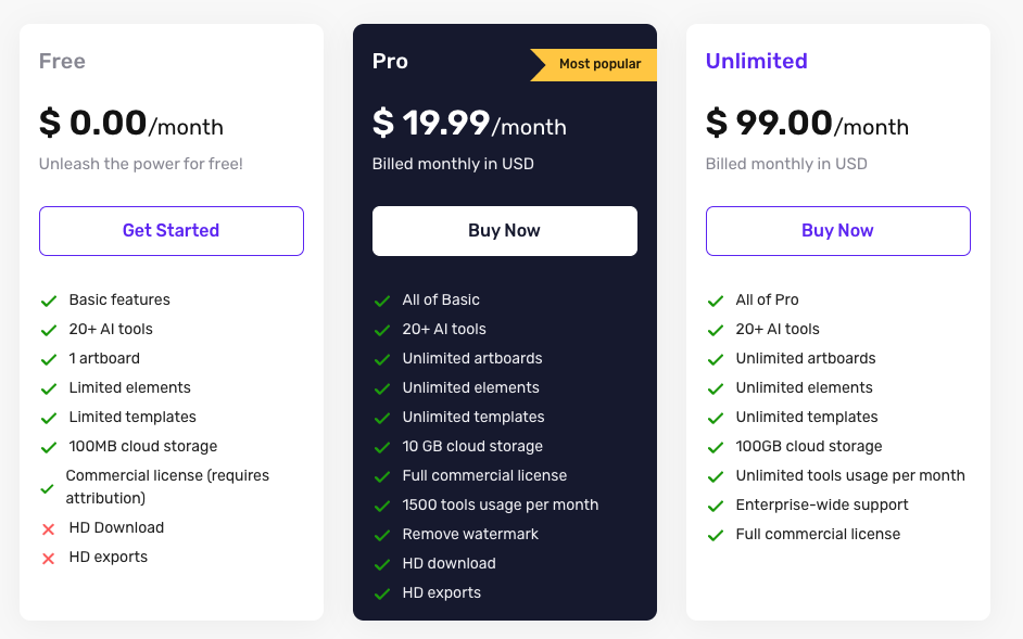 Phot.ai Pricing Phot.ai price plans