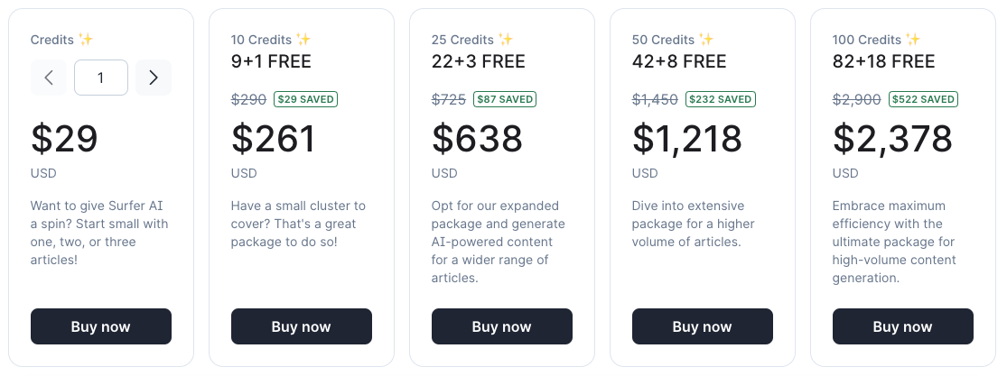 Save On Ai Credits Purchases