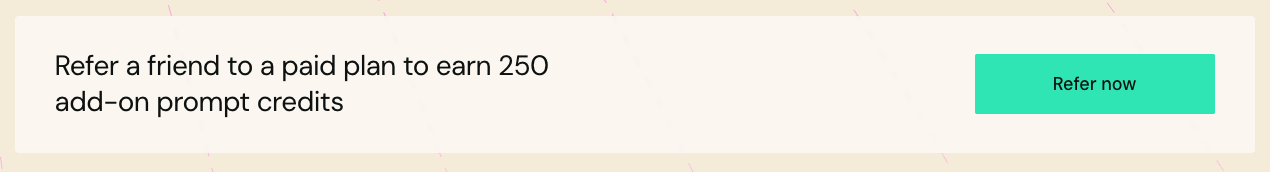 Refer Earn 250 Credits